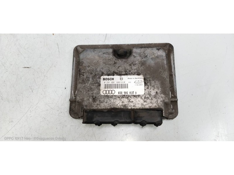Recambio de centralita motor uce para audi a3 (8l) 1.9 tdi ambiente referencia OEM IAM 0281001409 038906018A 0281001410