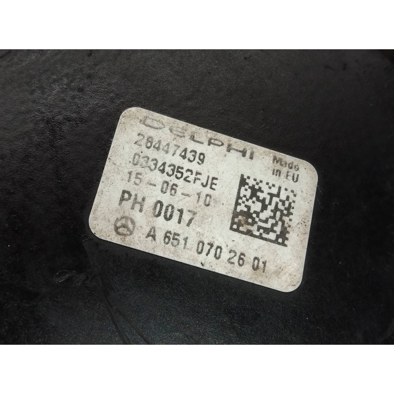 Recambio de bomba inyeccion para mercedes sprinterii caja cerrada (desde 01.06) 210/213/216 cdi (906.611/613) referencia OEM IAM