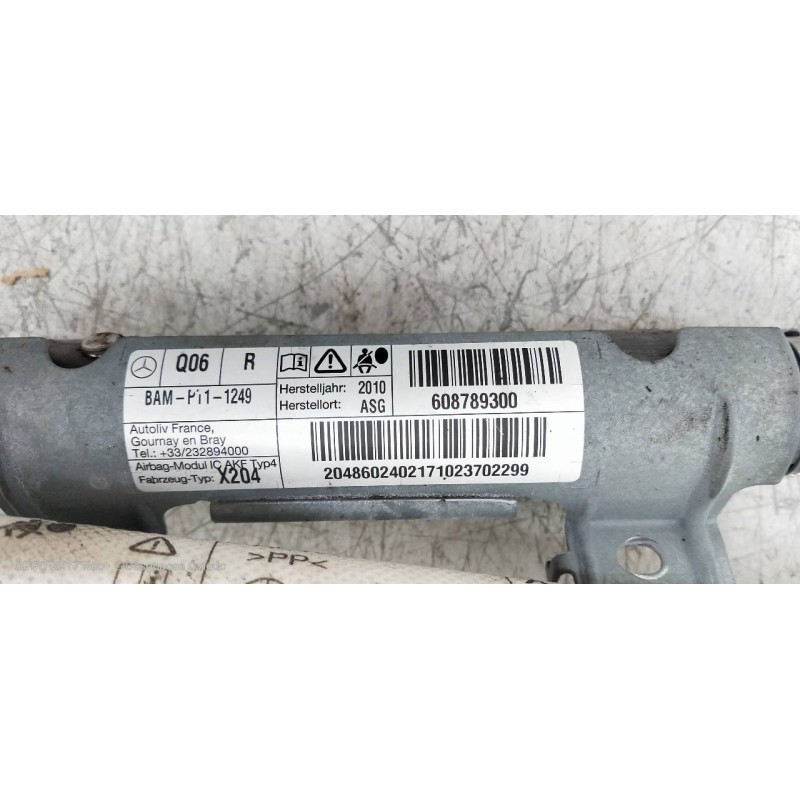 Recambio de airbag cortina delantero derecho para mercedes clase glk (w204) glk glk 220 cdi be (204.902) referencia OEM IAM 6087