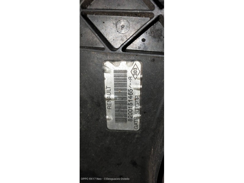 Recambio de electroventilador para renault scenic ii authentique referencia OEM IAM 8200151465  