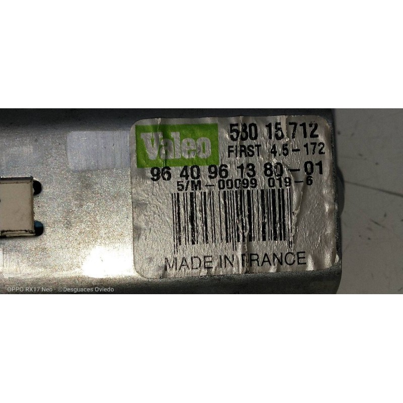 Recambio de motor limpia trasero para peugeot 307 break/sw (s2) sw referencia OEM IAM 9640961380 53016712 