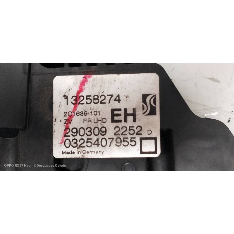 Recambio de motor cierre centralizado delantero derecho para opel corsa d catch me referencia OEM IAM 13258274 2903092252 032540