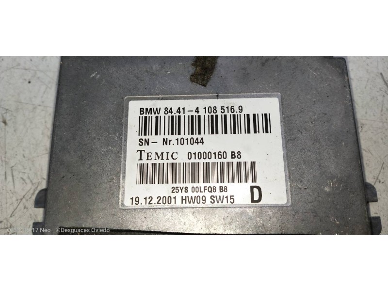 Recambio de modulo electronico para bmw serie 5 berlina (e39) 530d referencia OEM IAM 844141085169 0100016088 