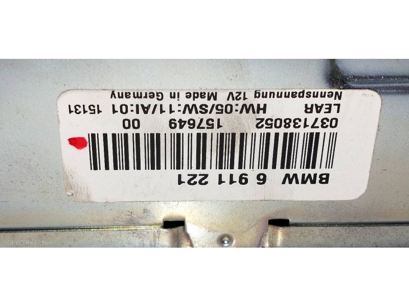 Recambio de modulo electronico para bmw serie 5 berlina (e39) 530d referencia OEM IAM 6911221 037138052 