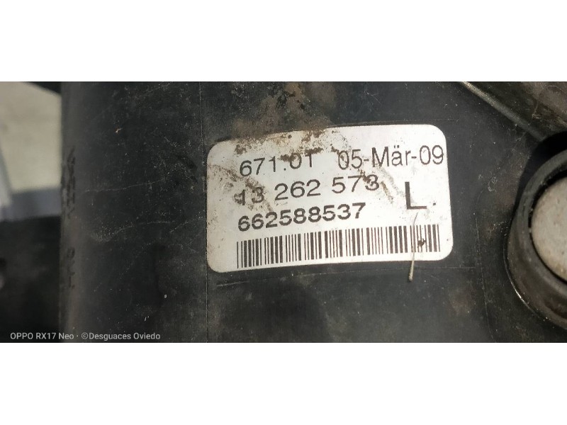 Recambio de faro antiniebla izquierdo para opel corsa d catch me referencia OEM IAM 13262573  