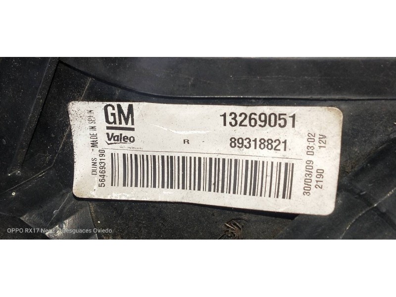 Recambio de piloto trasero derecho para opel corsa d catch me referencia OEM IAM   