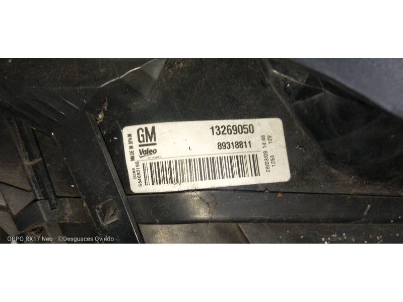Recambio de piloto trasero izquierdo para opel corsa d catch me referencia OEM IAM 13269050  
