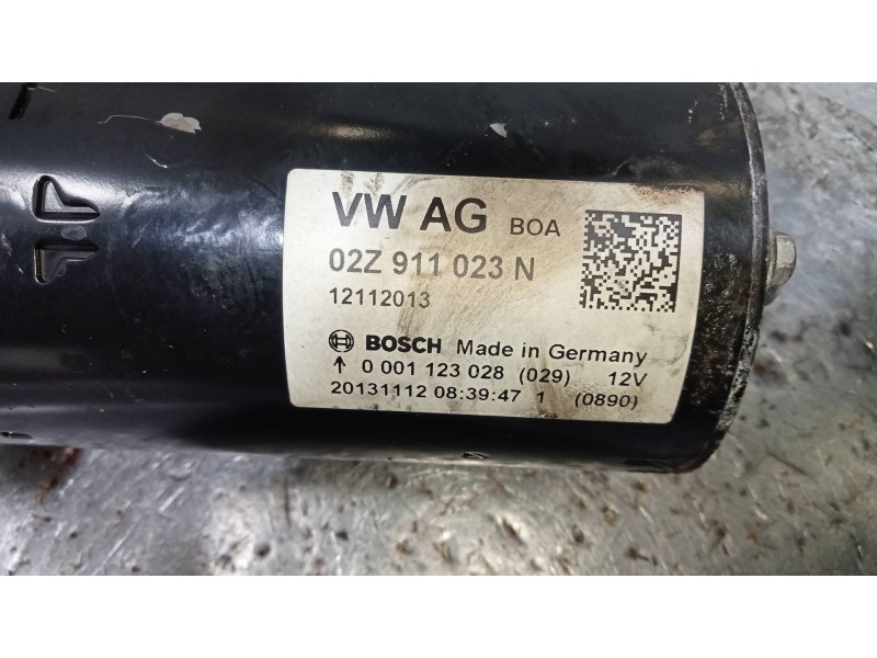 Recambio de motor arranque para volkswagen polo (6r1) advance referencia OEM IAM 02Z911023N 0001123028 