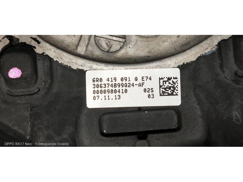 Recambio de volante para volkswagen polo (6r1) advance referencia OEM IAM 6R0419091Q 306374899Q24 