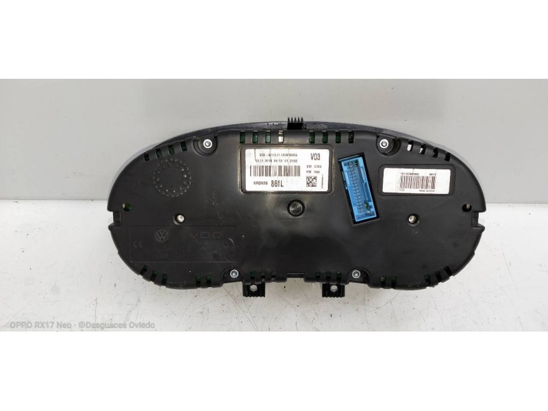 Recambio de cuadro instrumentos para volkswagen polo (6r1) advance referencia OEM IAM 6R0920861L A2C84808500 