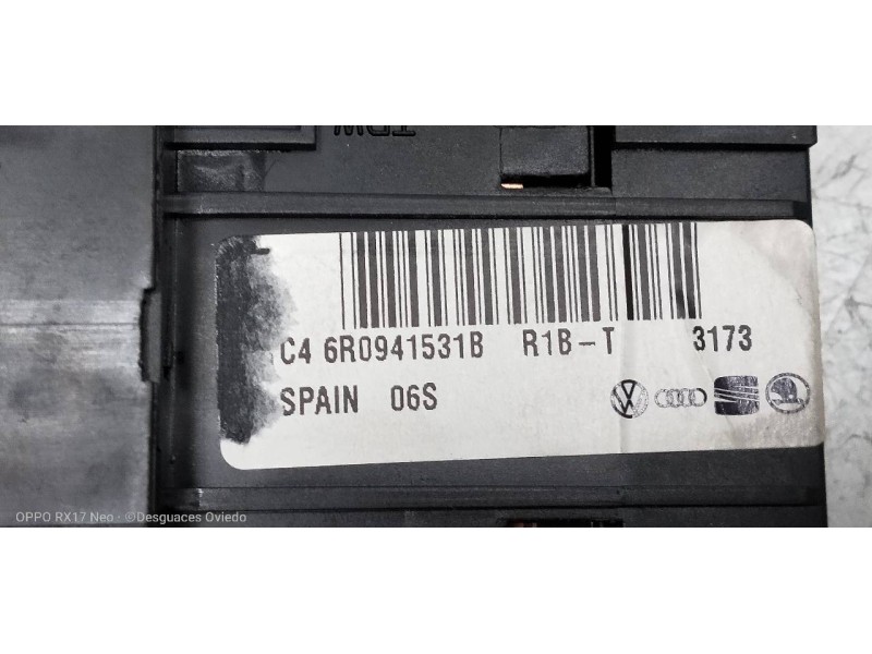 Recambio de mando luces para volkswagen polo (6r1) advance referencia OEM IAM 6R0941531B  