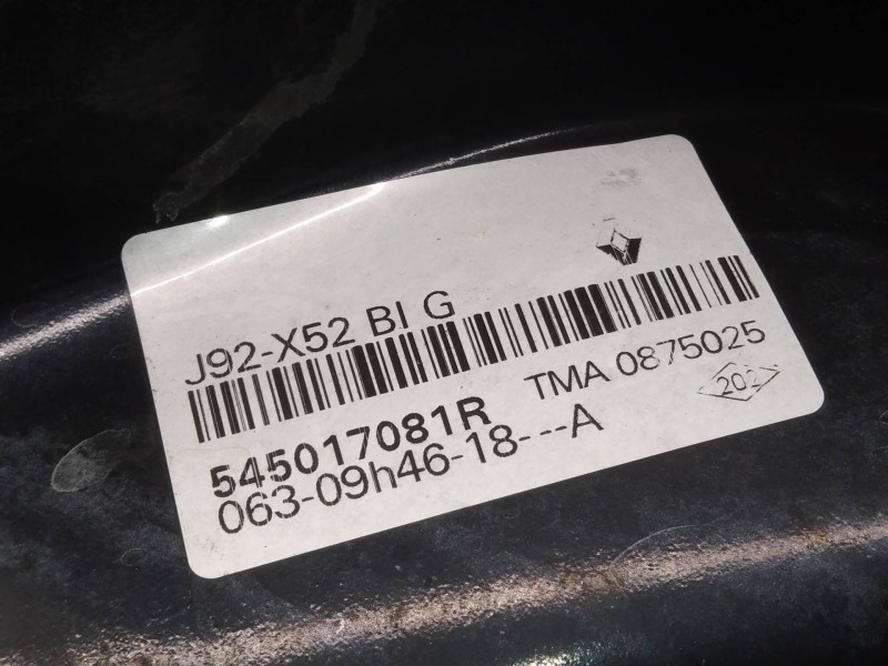 Recambio de brazo suspension inferior delantero izquierdo para dacia sandero stepway referencia OEM IAM 545017081R  