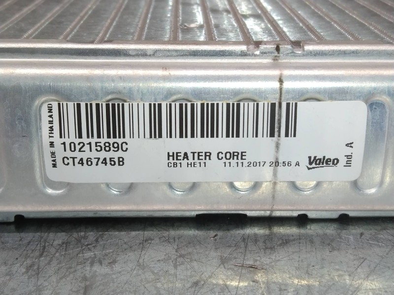 Recambio de radiador calefaccion / aire acondicionado para dacia sandero stepway referencia OEM IAM 1021589C CT46745B 