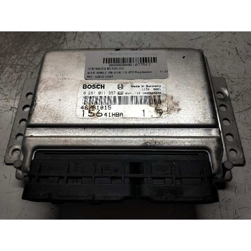 Recambio de centralita motor uce para alfa romeo 156 (116) 1.9 jtd progression referencia OEM IAM 0281011367 46761015 15641HBA