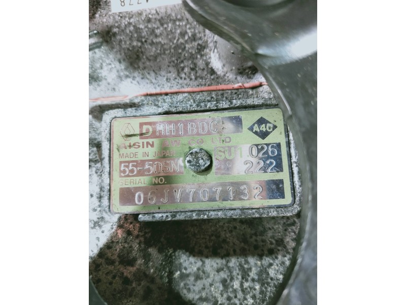 Recambio de caja cambios para renault espace iv (jk0) dynamique referencia OEM IAM SU1026222 026222 5550SN DMH1BDC 06JV707132 AU