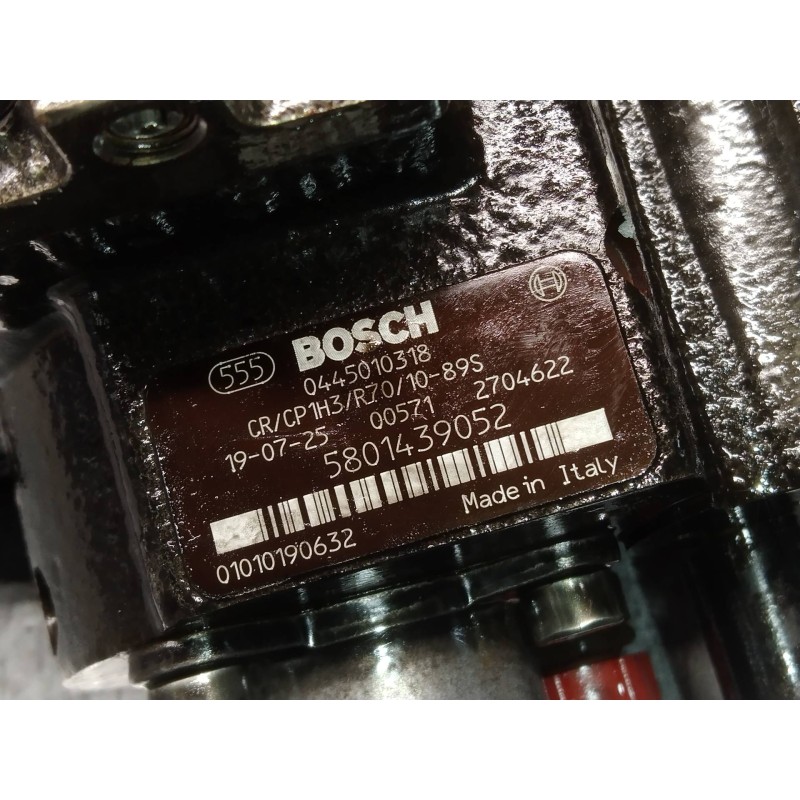 Recambio de bomba inyeccion para fiat ducato caja cerrada 33 (06.2006 =>) l1h1 120 multijet referencia OEM IAM 0445010318 580143