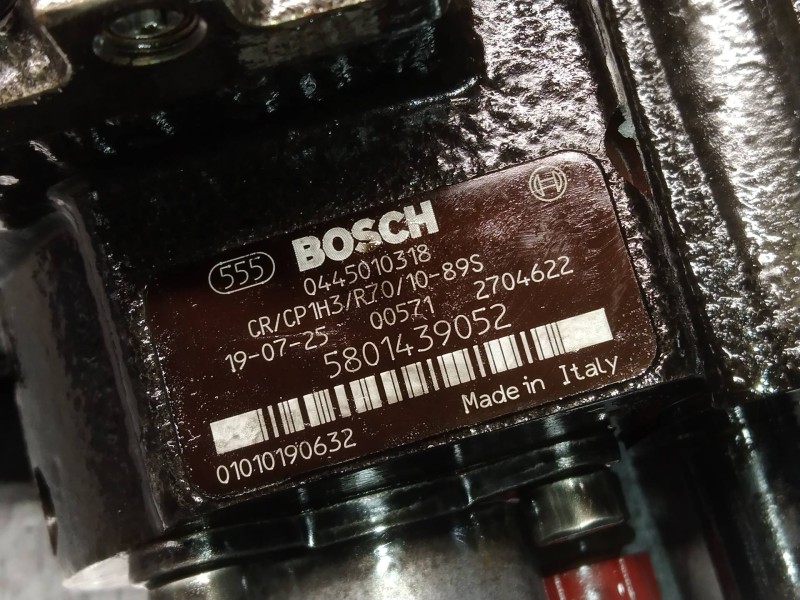 Recambio de bomba inyeccion para fiat ducato caja cerrada 33 (06.2006 =>) l1h1 120 multijet referencia OEM IAM 0445010318 580143