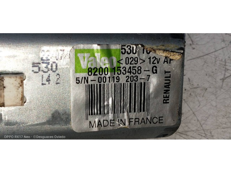 Recambio de motor limpia trasero para renault megane ii familiar emotion referencia OEM IAM 8200153458G  