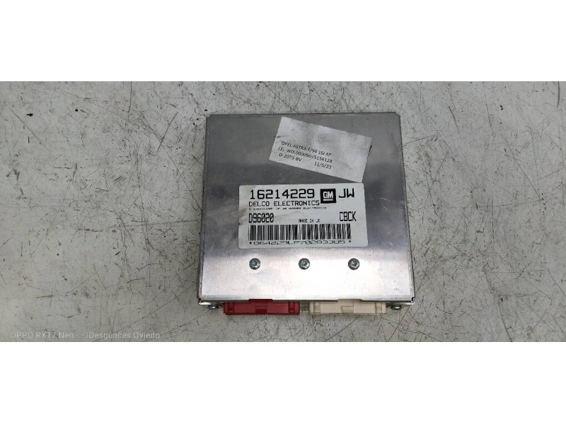 Recambio de centralita motor uce para opel astra f berlina básico referencia OEM IAM 16214229  