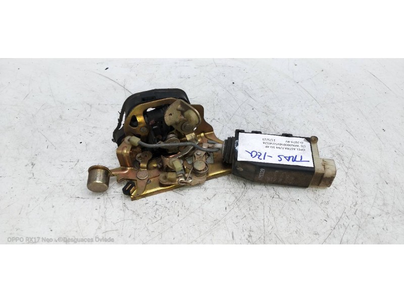 Recambio de motor cierre centralizado trasero izquierdo para opel astra f berlina básico referencia OEM IAM 90493703 605329 