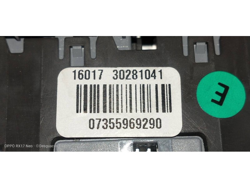 Recambio de mando multifuncion para fiat panda (319) 1.2 cat referencia OEM IAM 7355969290 30281041 