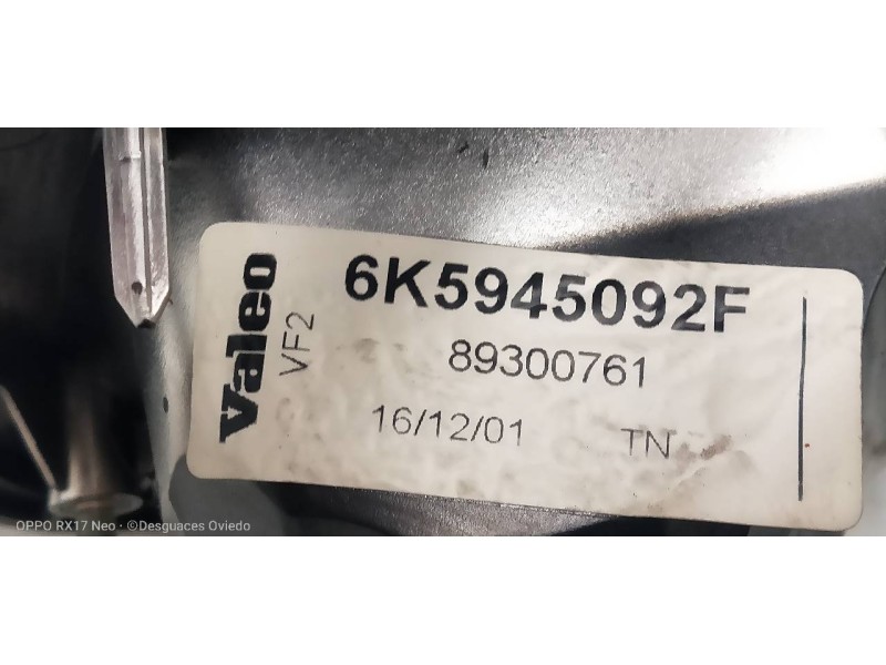 Recambio de piloto trasero derecho interior para seat cordoba berlina (6k2) signo referencia OEM IAM 6K5945092F  