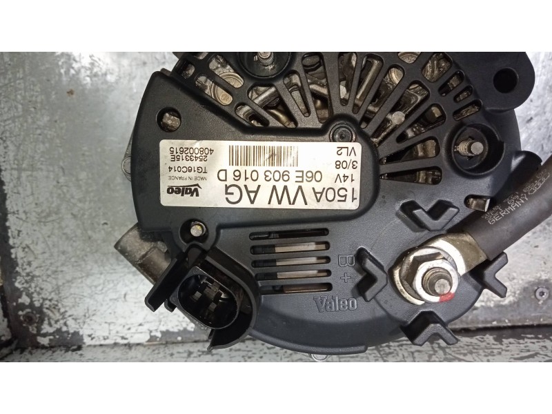 Recambio de alternador para audi a6 berlina (4f2) 2.0 tfsi referencia OEM IAM 06E903016D TG16C014 