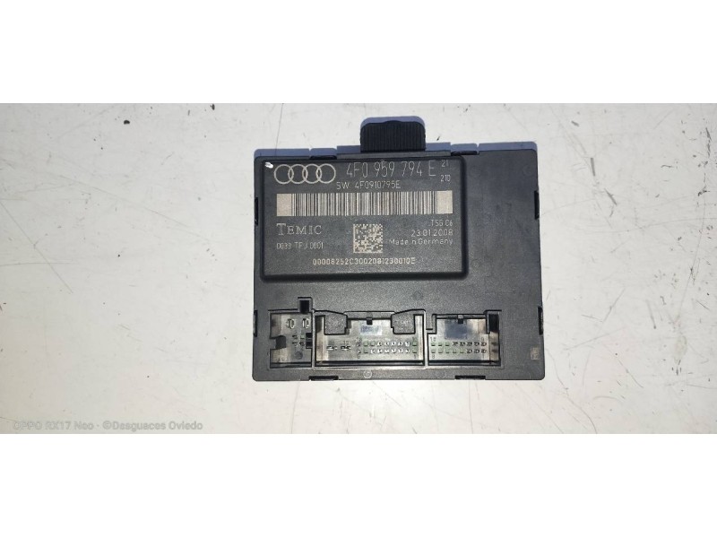 Recambio de modulo electronico para audi a6 berlina (4f2) 2.0 tfsi referencia OEM IAM 4F0959794E 4F0910795E 