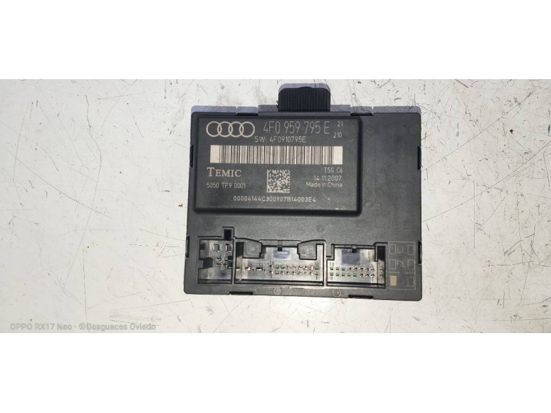 Recambio de modulo electronico para audi a6 berlina (4f2) 2.0 tfsi referencia OEM IAM 4F0959795E 4F0910795E 