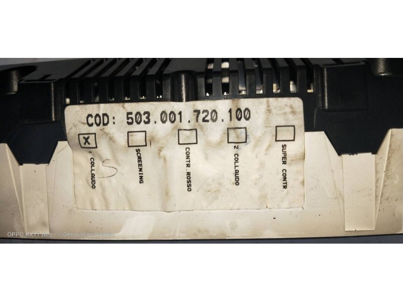 Recambio de cuadro instrumentos para audi a6 berlina (4f2) 2.0 tfsi referencia OEM IAM 503001720100  