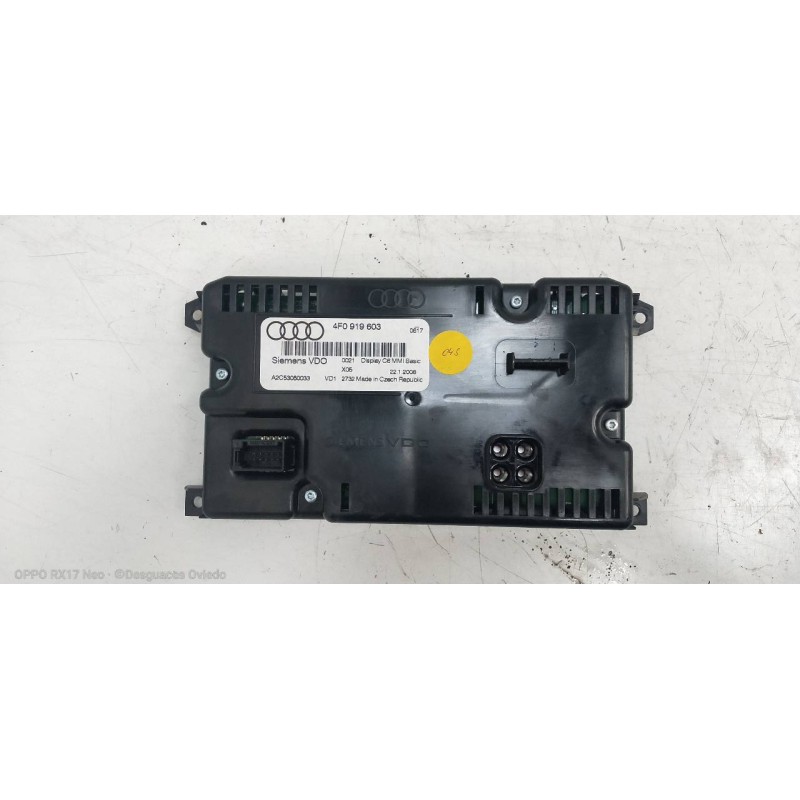 Recambio de pantalla multifuncion para audi a6 berlina (4f2) 2.0 tfsi referencia OEM IAM 4F0919603 A2C53080033 