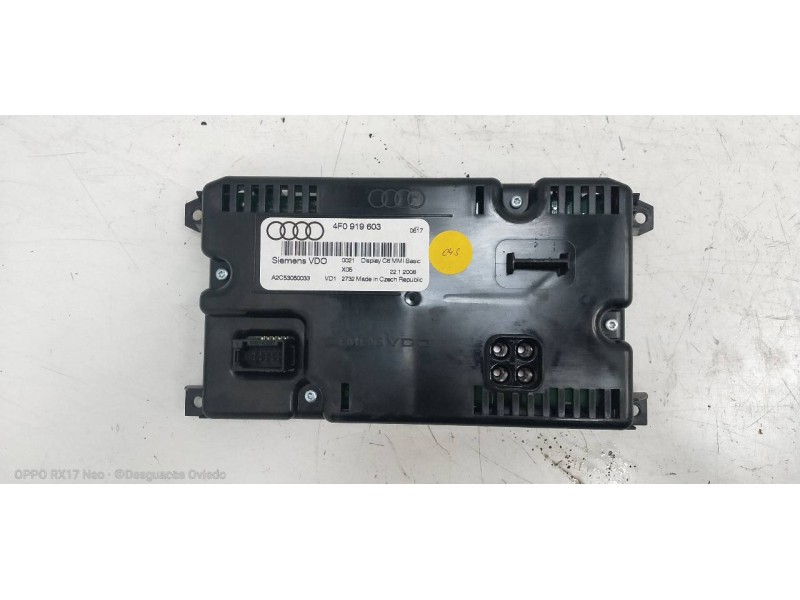 Recambio de pantalla multifuncion para audi a6 berlina (4f2) 2.0 tfsi referencia OEM IAM 4F0919603 A2C53080033 
