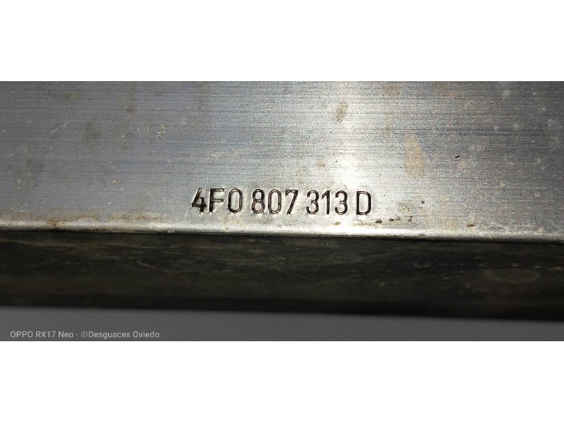 Recambio de refuerzo paragolpes trasero para audi a6 berlina (4f2) 2.0 tfsi referencia OEM IAM 4F0807313D  