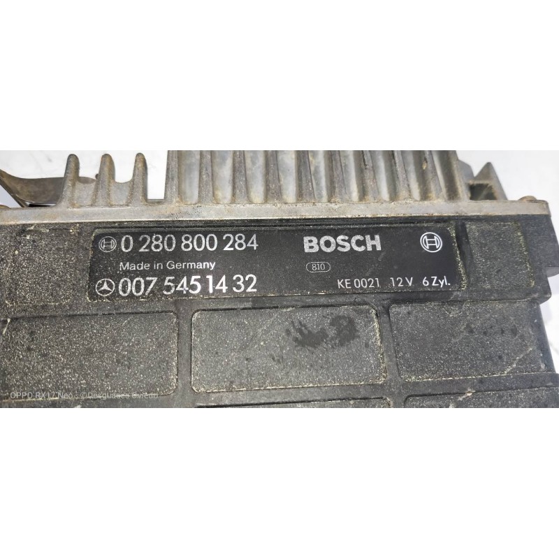 Recambio de centralita motor uce para mercedes clase e (w124) berlina e 260 (124.026) referencia OEM IAM 0280800284 0075451432 