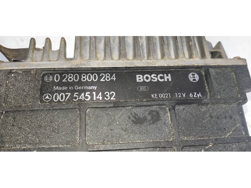 Recambio de centralita motor uce para mercedes clase e (w124) berlina e 260 (124.026) referencia OEM IAM 0280800284 0075451432 