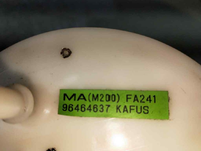 Recambio de bomba combustible para chevrolet matiz 1.0 cat referencia OEM IAM 96464637 KAFUS AFORADOR 