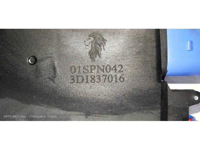 Recambio de motor cierre centralizado delantero derecho para seat altea (5p1) reference referencia OEM IAM 3D1837016  