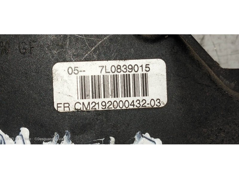 Recambio de motor cierre centralizado trasero izquierdo para seat altea (5p1) reference referencia OEM IAM 7L0839015  
