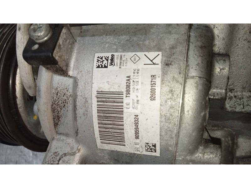 Recambio de compresor aire acondicionado para dacia duster ii comfort referencia OEM IAM 926001571R T98082AA 