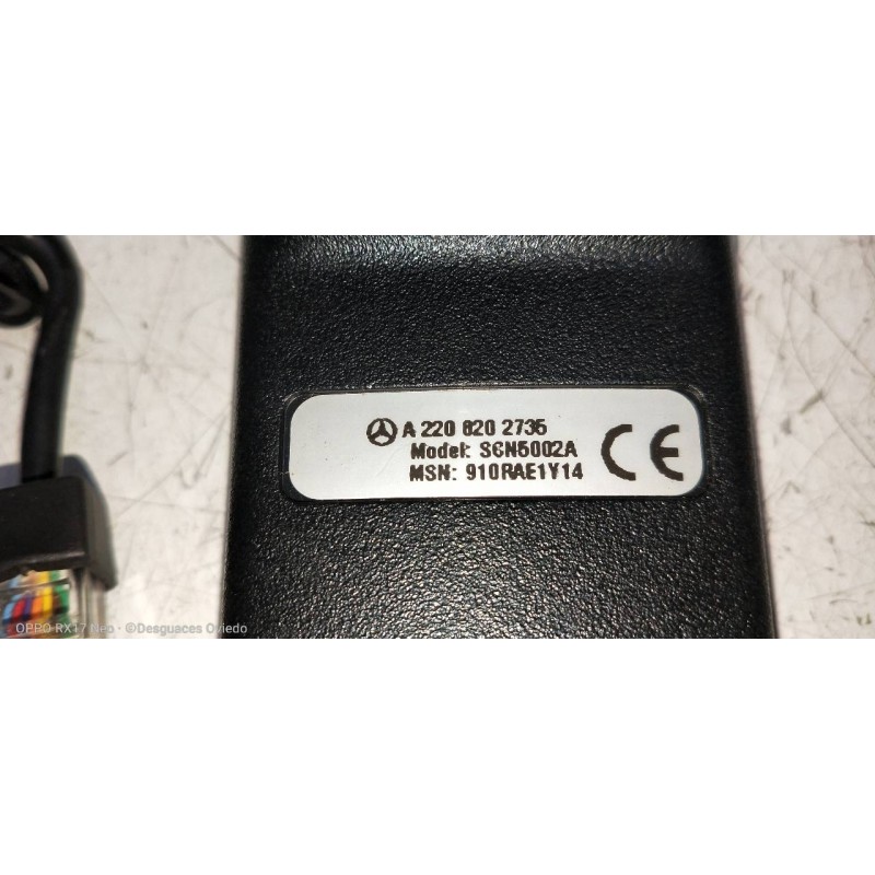 Recambio de modulo electronico para mercedes clase s (w220) berlina 5.5 v12 36v cat referencia OEM IAM A2208202736  