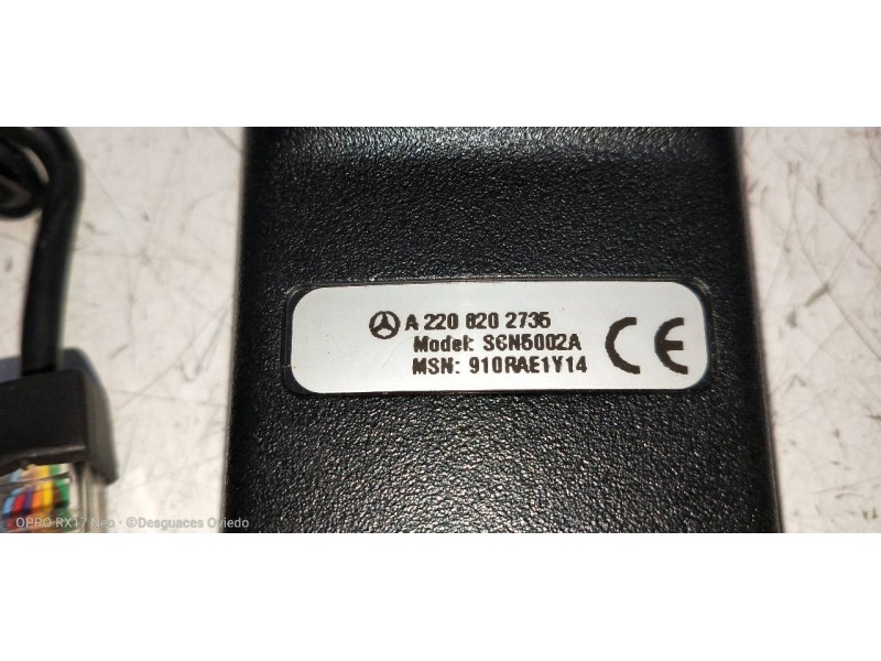 Recambio de modulo electronico para mercedes clase s (w220) berlina 5.5 v12 36v cat referencia OEM IAM A2208202736  