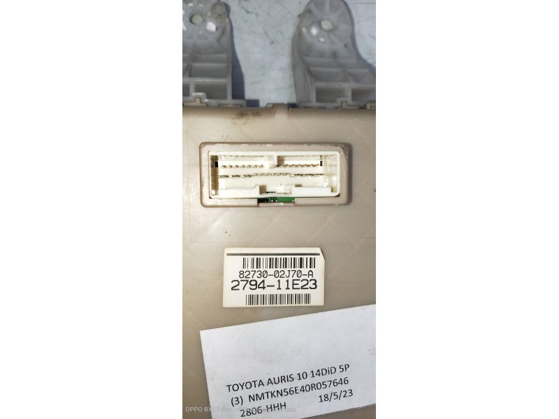Recambio de caja reles / fusibles para toyota auris active referencia OEM IAM 8273002J70A 279411E23 