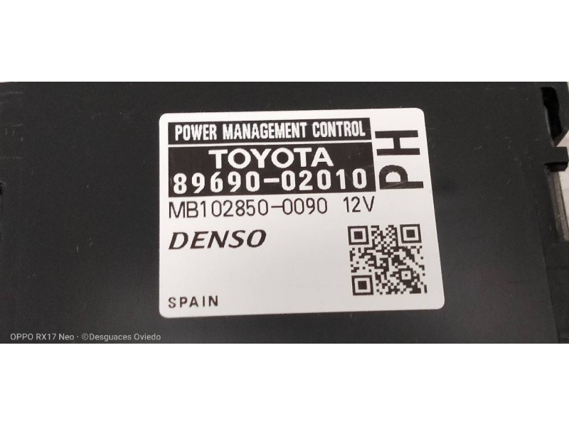 Recambio de modulo electronico para toyota auris active referencia OEM IAM MB1028500090 8969002010 