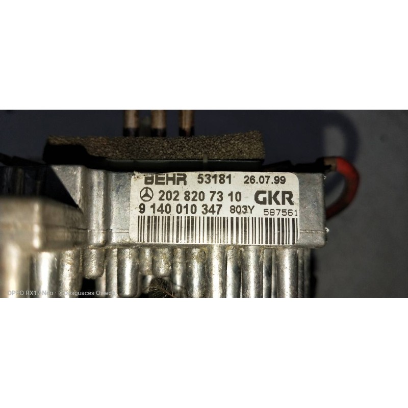 Recambio de motor calefaccion para mercedes clase slk (w170) roadster 230 compressor (170.447) referencia OEM IAM 2028207310 914