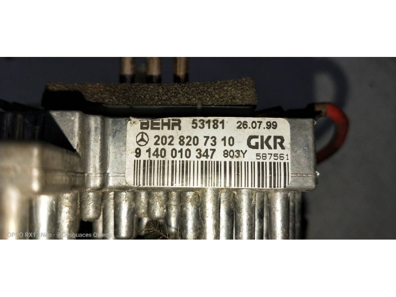 Recambio de motor calefaccion para mercedes clase slk (w170) roadster 230 compressor (170.447) referencia OEM IAM 2028207310 914
