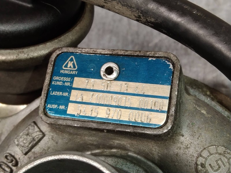 Recambio de turbocompresor para opel corsa c blue line referencia OEM IAM 54359700006 73501344 