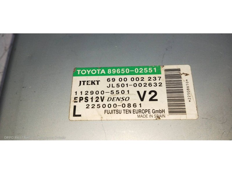 Recambio de centralita direccion para toyota auris active referencia OEM IAM 8965002551 6900002237 1129005501 JL501002632 225000