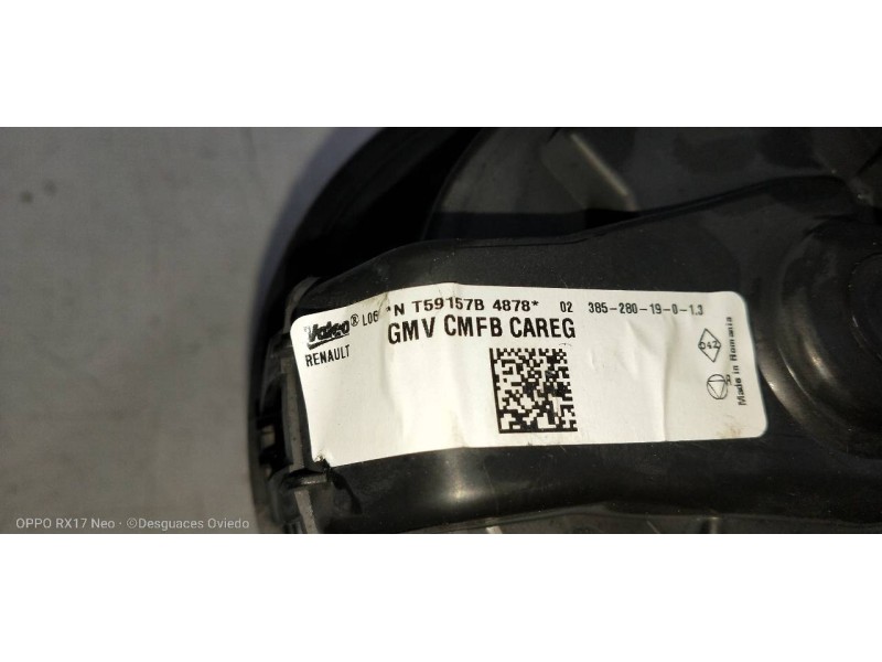 Recambio de motor calefaccion para dacia duster ii comfort referencia OEM IAM T59157B  