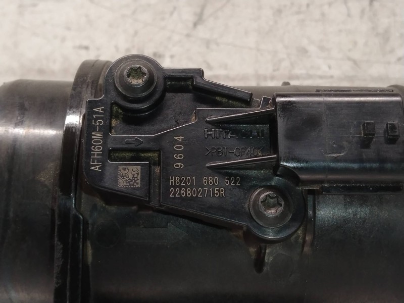 Recambio de caudalimetro para dacia duster ii comfort referencia OEM IAM 226802715R H8201680522 AFH60M51A