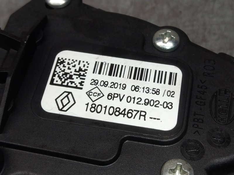 Recambio de potenciometro pedal para dacia duster ii comfort referencia OEM IAM 6PV01290203 180108467R 